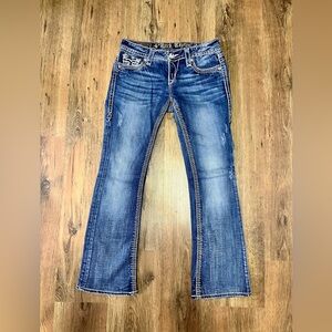 Rock Revival Low Rise Boot Cut Jeans Size 27